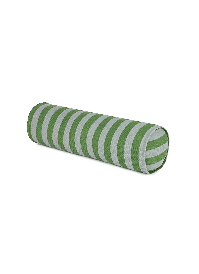 CUSHION (50x18) GREEN BLUE STRIPES