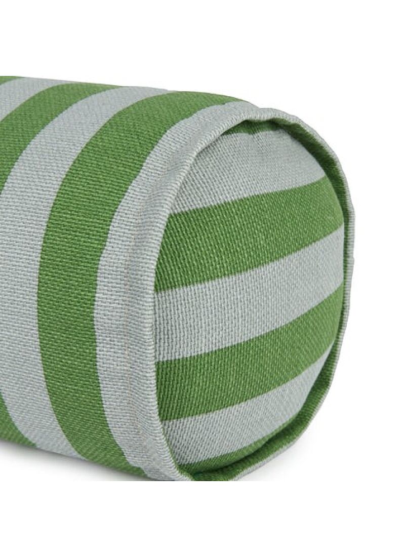 CUSHION (50x18) GREEN BLUE STRIPES
