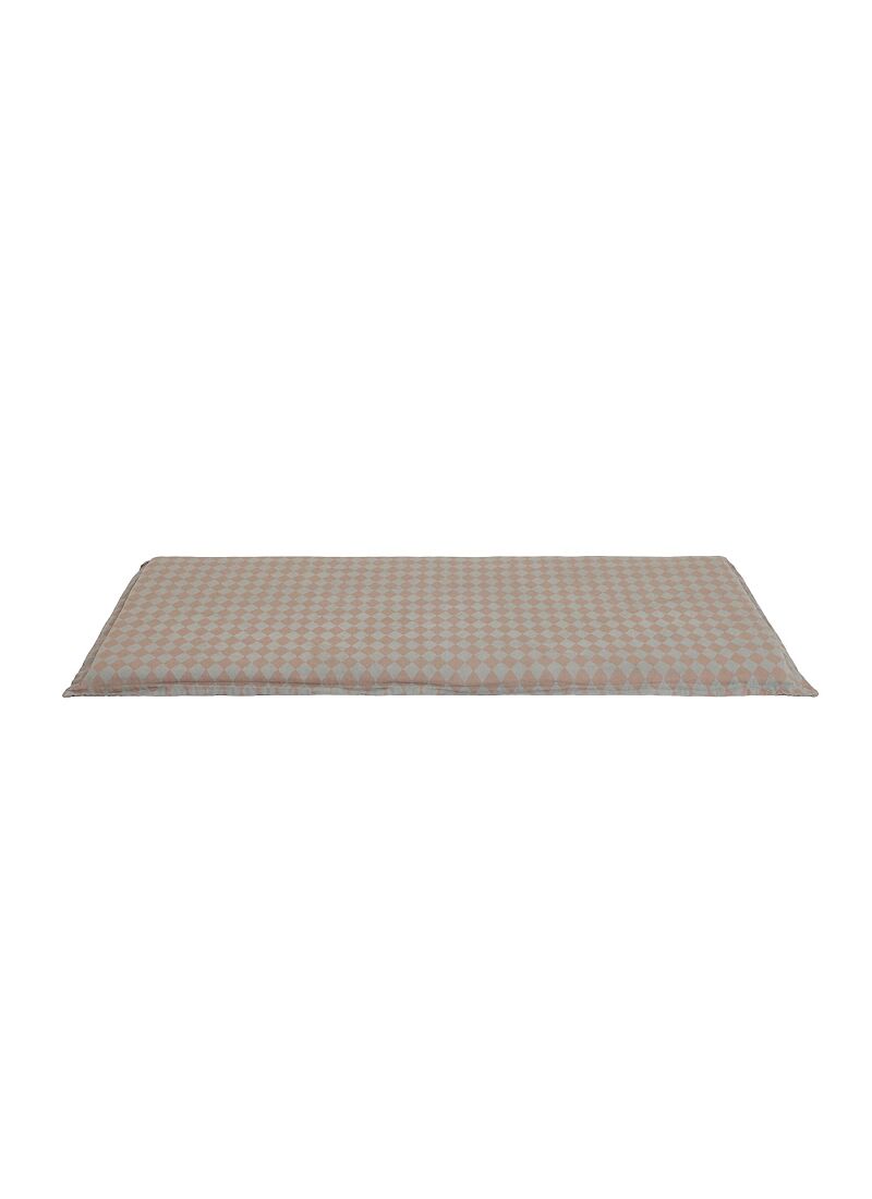 FLOOR MAT BLUE HARLEQUIN