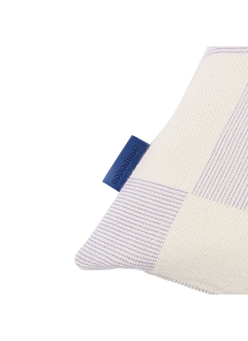 CUSHION (50x30) BLUE INK CHECKS