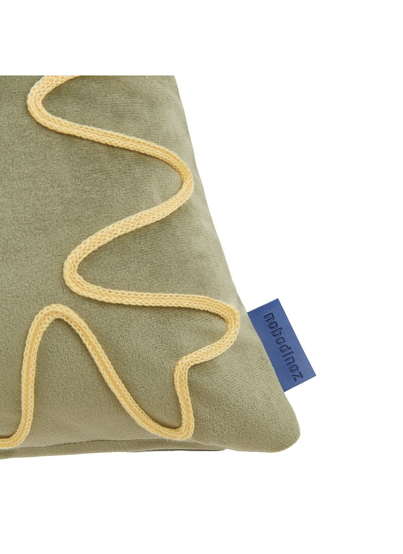 CUSHION (48x30) VELVET LIGHT GREEN