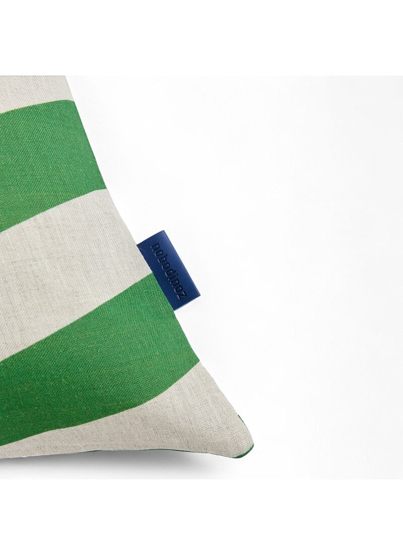 CUSHION (45x45) GREEN DIAGONAL TILES