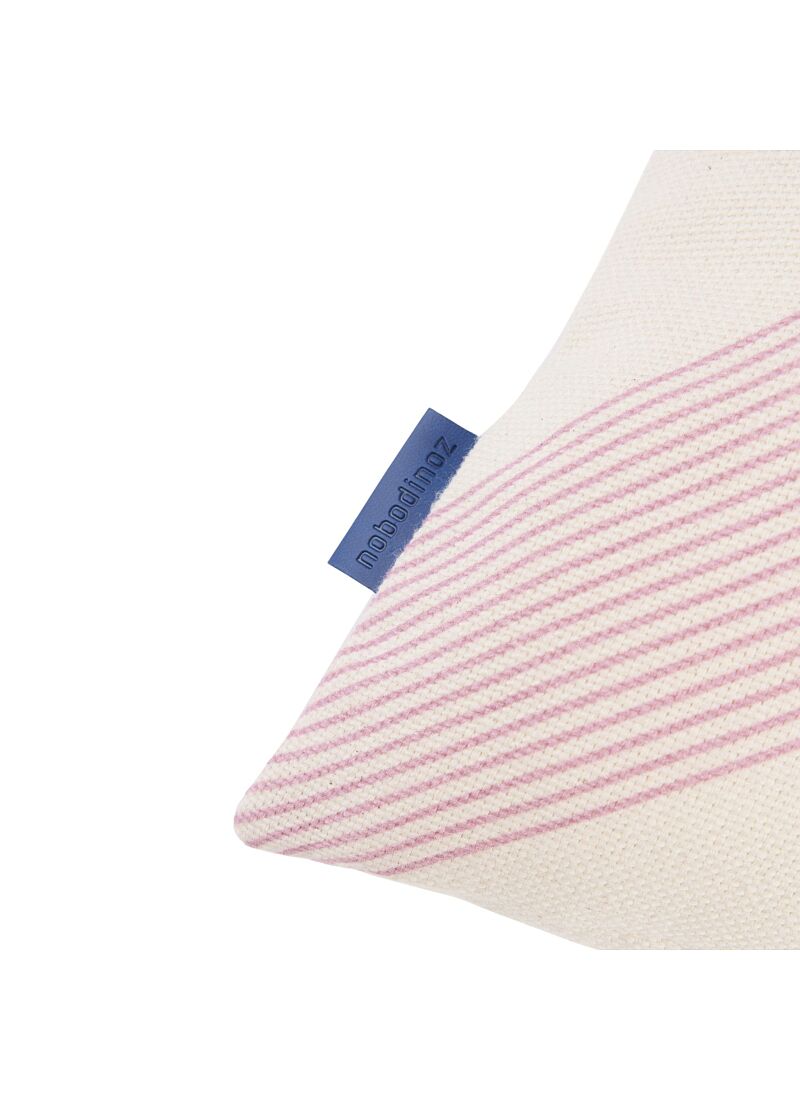 CUSHION (50x30) LILAC DIAGONAL STRIPES
