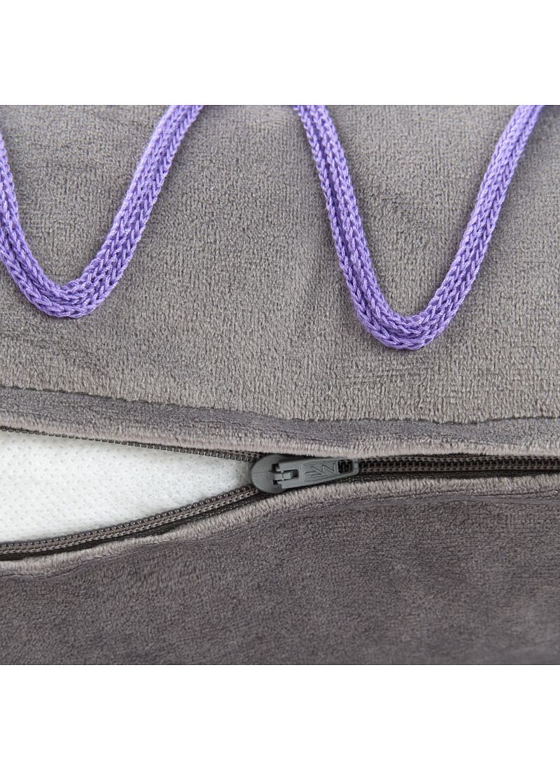 CUSHION (48x30) VELVET GREY