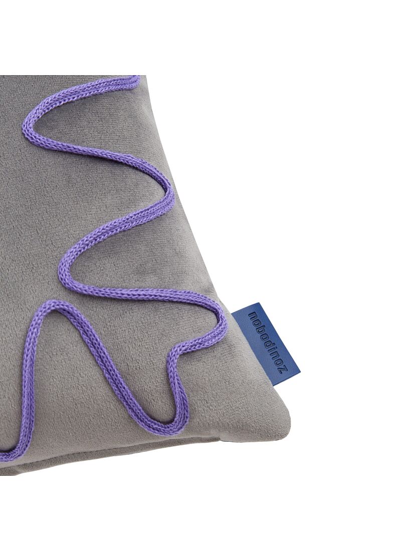 CUSHION (48x30) VELVET GREY