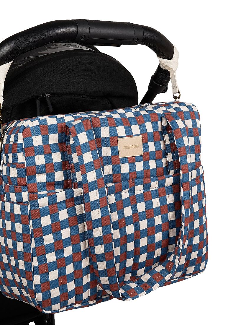 BAG BLUE RED MOSAIC