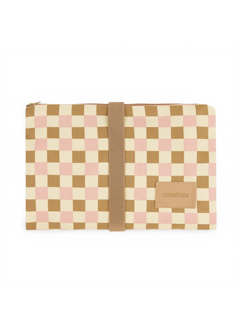 CHANGING PAD YELLOW PINK MOSAIC