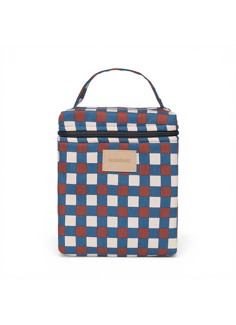 ISOTHERMAL LUNCH BAG BLUE RED MOSAIC