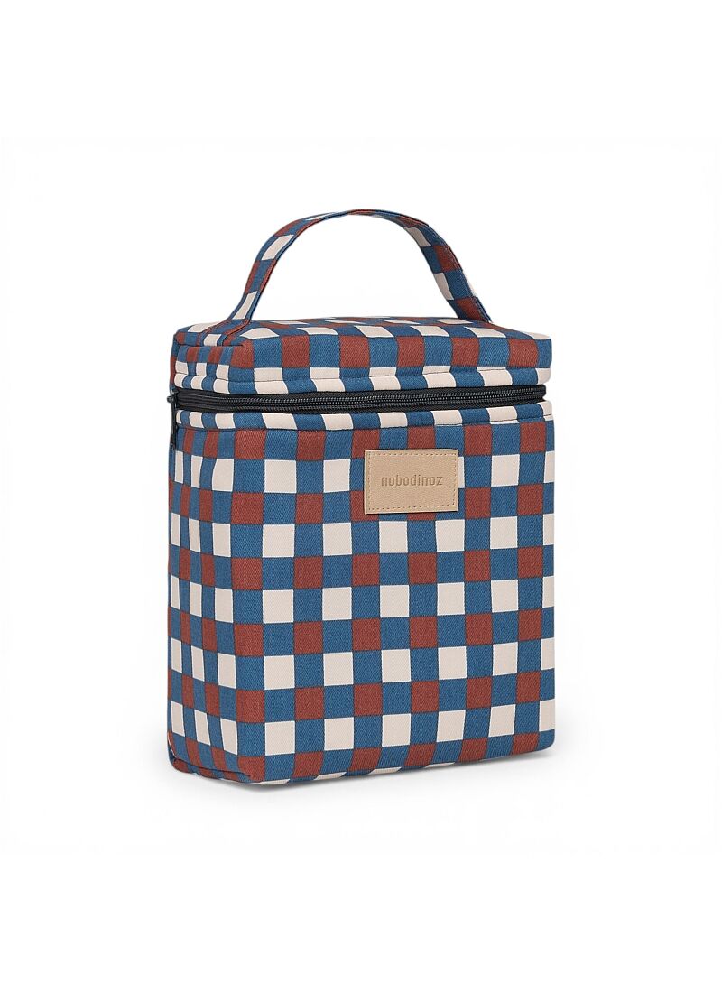 ISOTHERMAL LUNCH BAG BLUE RED MOSAIC