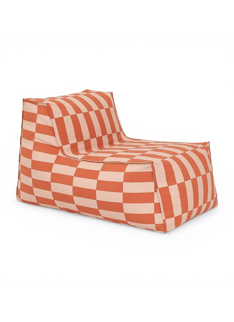ADULTS' OUTDOOR POUF CHAIRS TANGERINE TILES