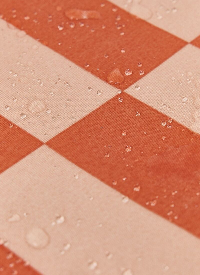 ADULTS' OUTDOOR POUF CHAIRS TANGERINE TILES