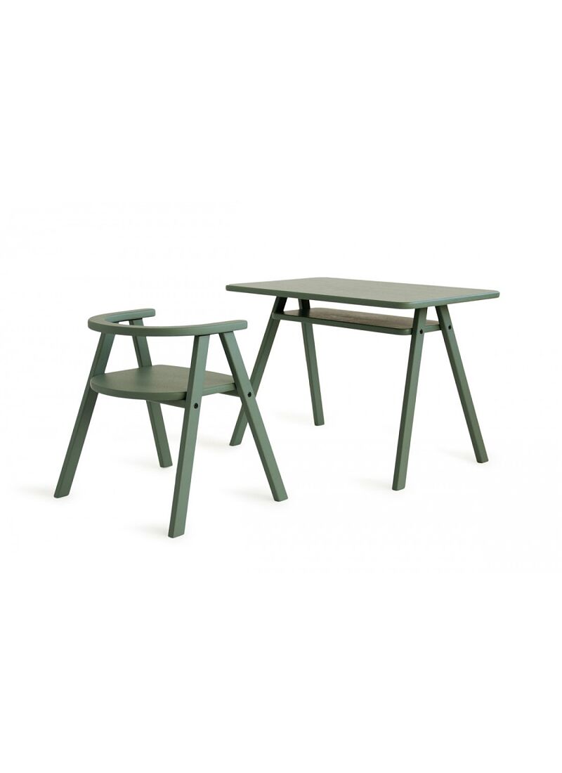 KIDS CHAIR GROWING GREEN DEEP GREEN