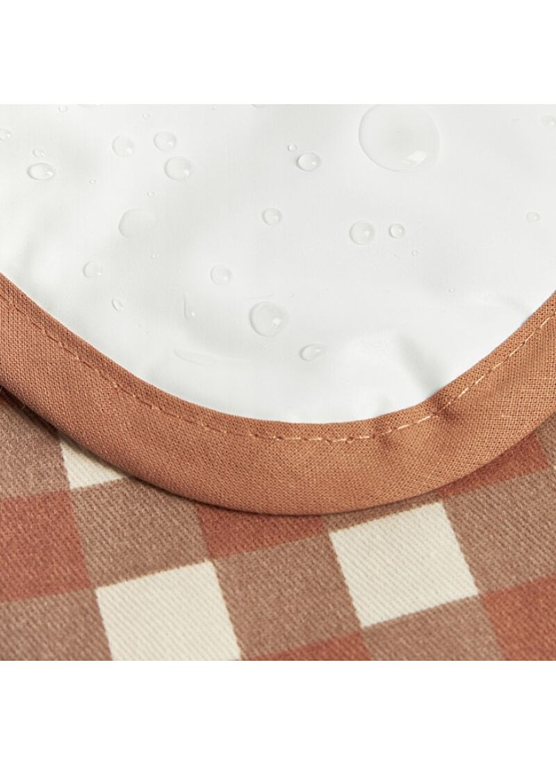 CHANGING PAD HYDE PARK TERRACOTTA CHECKS