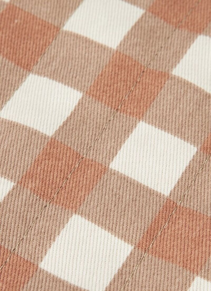 ISOTHERMAL LUNCH BAG HYDE PARK TERRACOTTA CHECKS