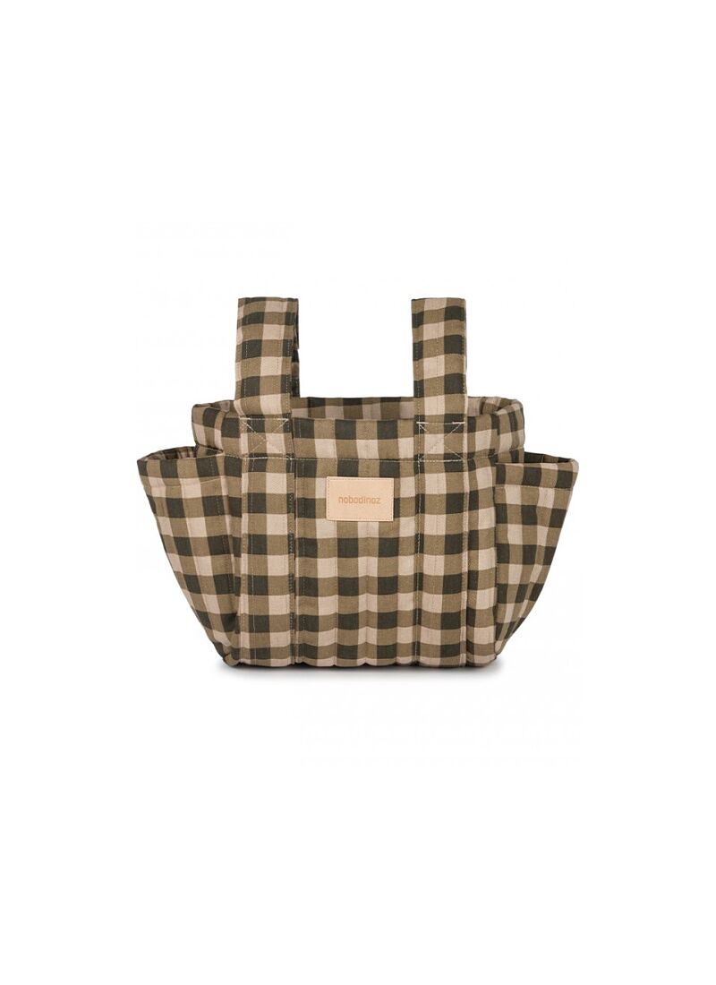 STROLLER ORGANIZER HYDE PARK GREEN CHECKS