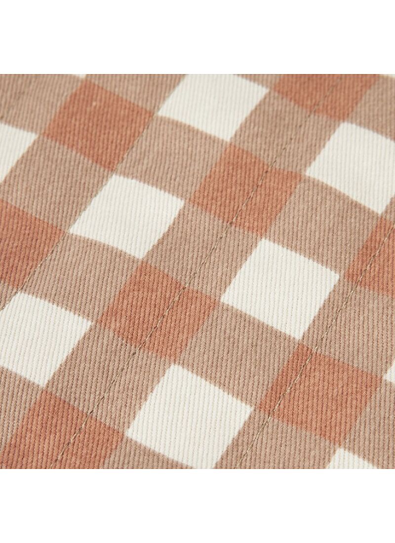 VANITY CASE HYDE PARK TERRACOTTA CHECKS