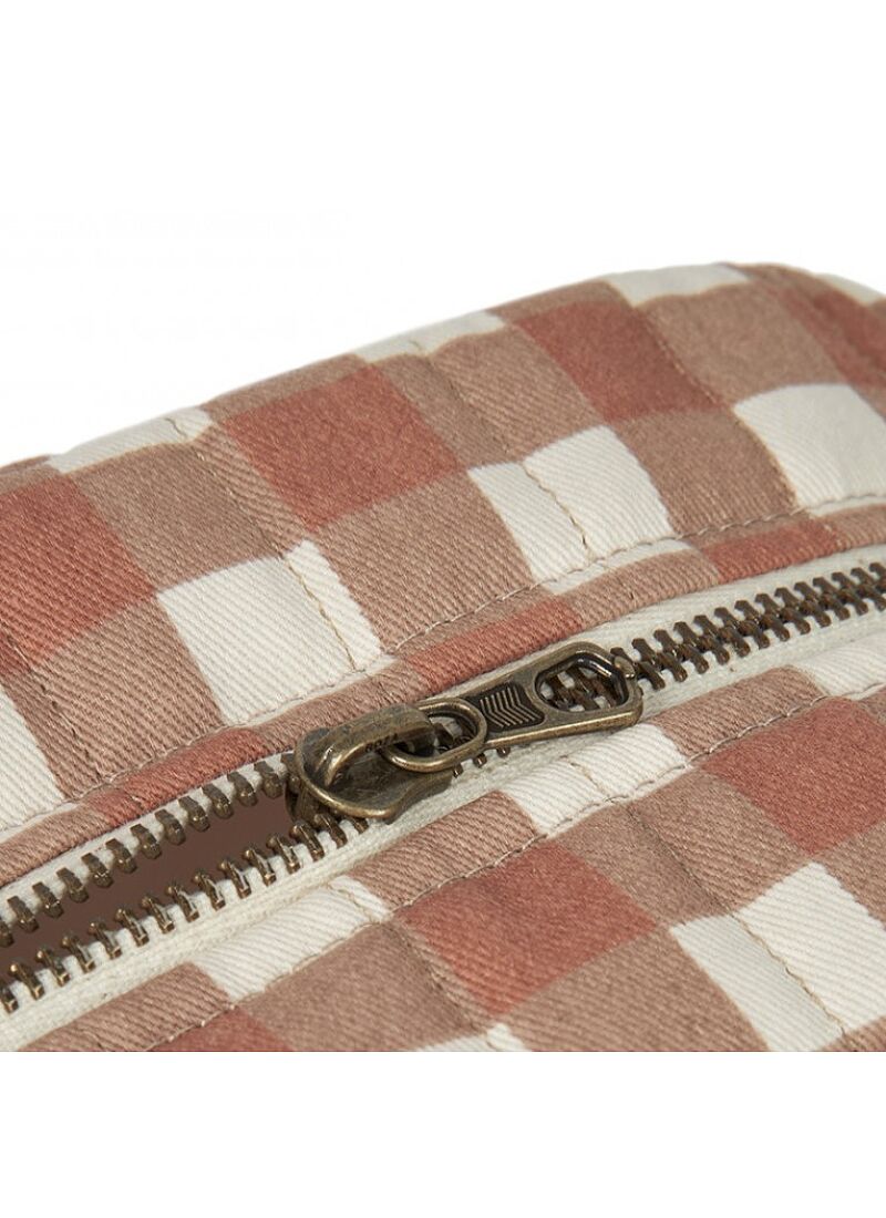 VANITY CASE HYDE PARK TERRACOTTA CHECKS