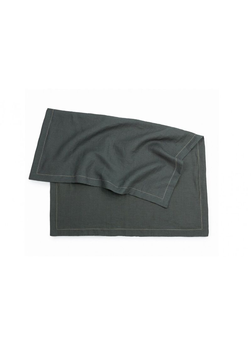 LINEN BLANKET (70x90) LIN GREEN BLUE