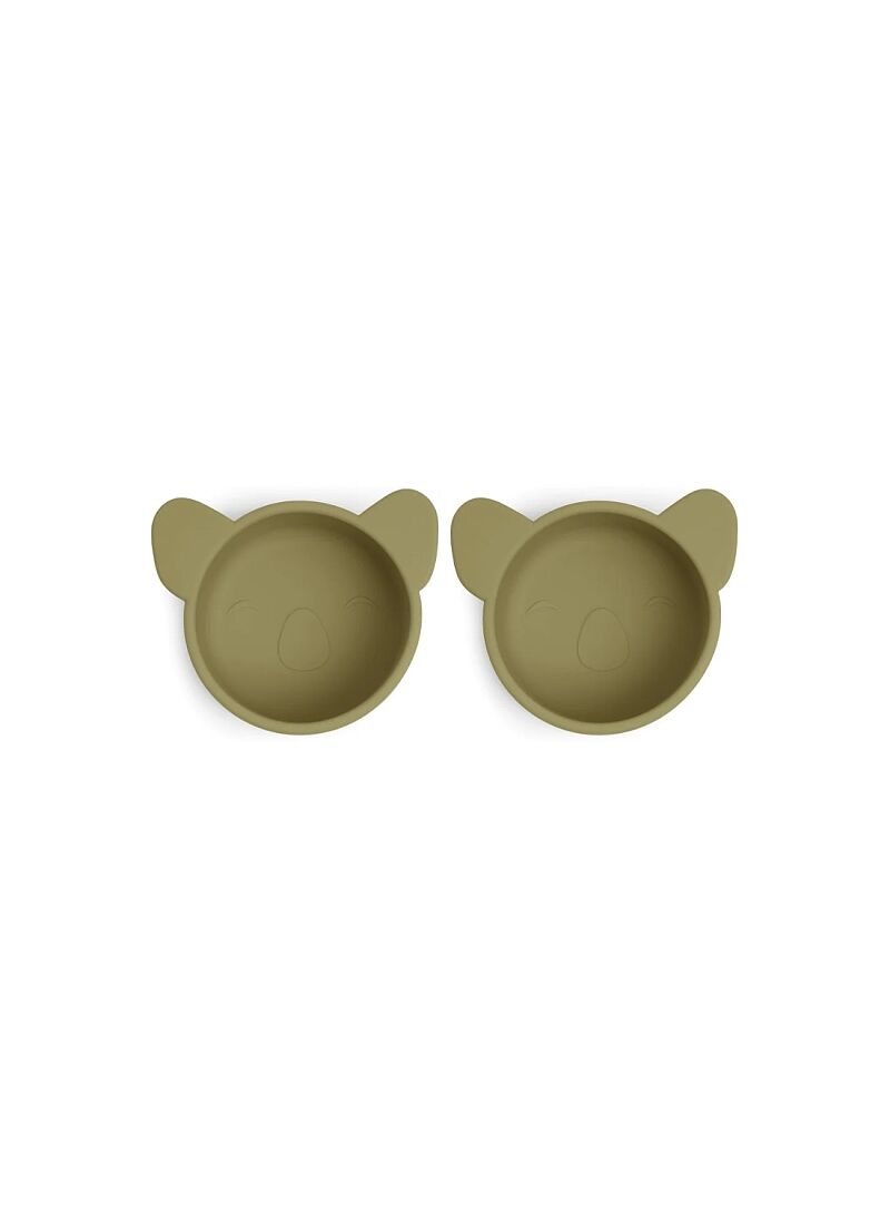 SILICONE SNACK BOWL ROSA OLIVE GREEN