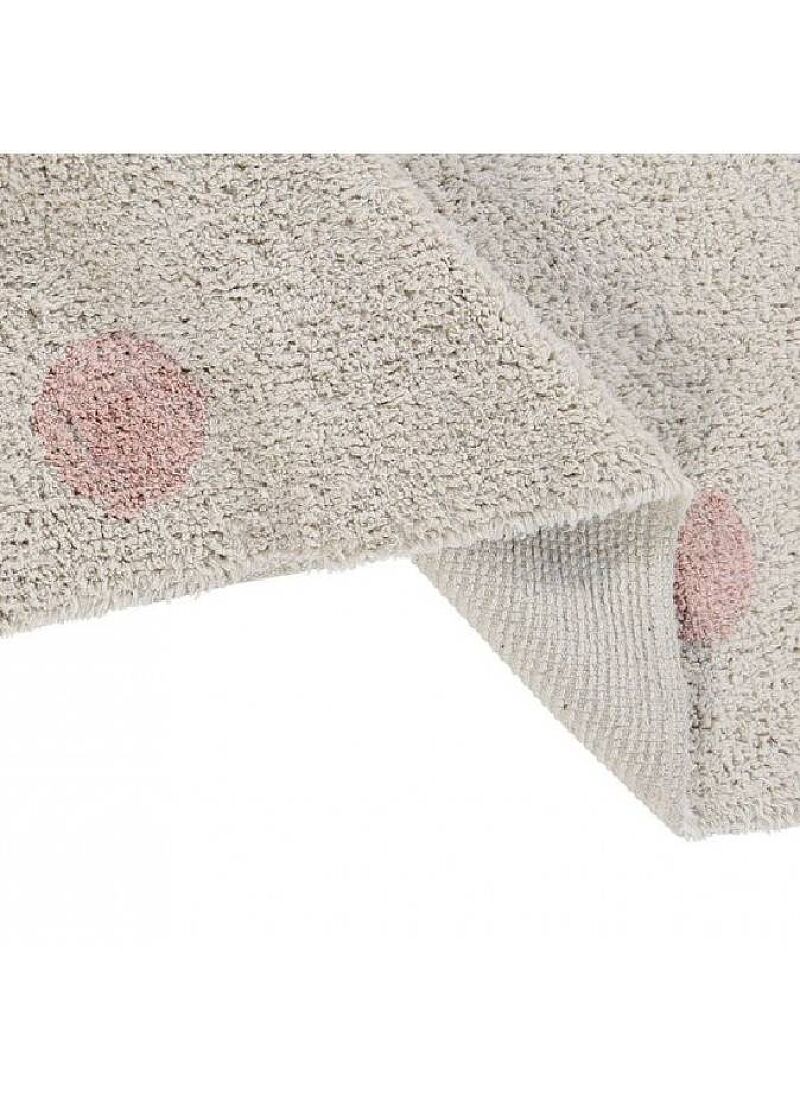 RUG HIPPY DOTS VINTAGE NUDE(120X160)