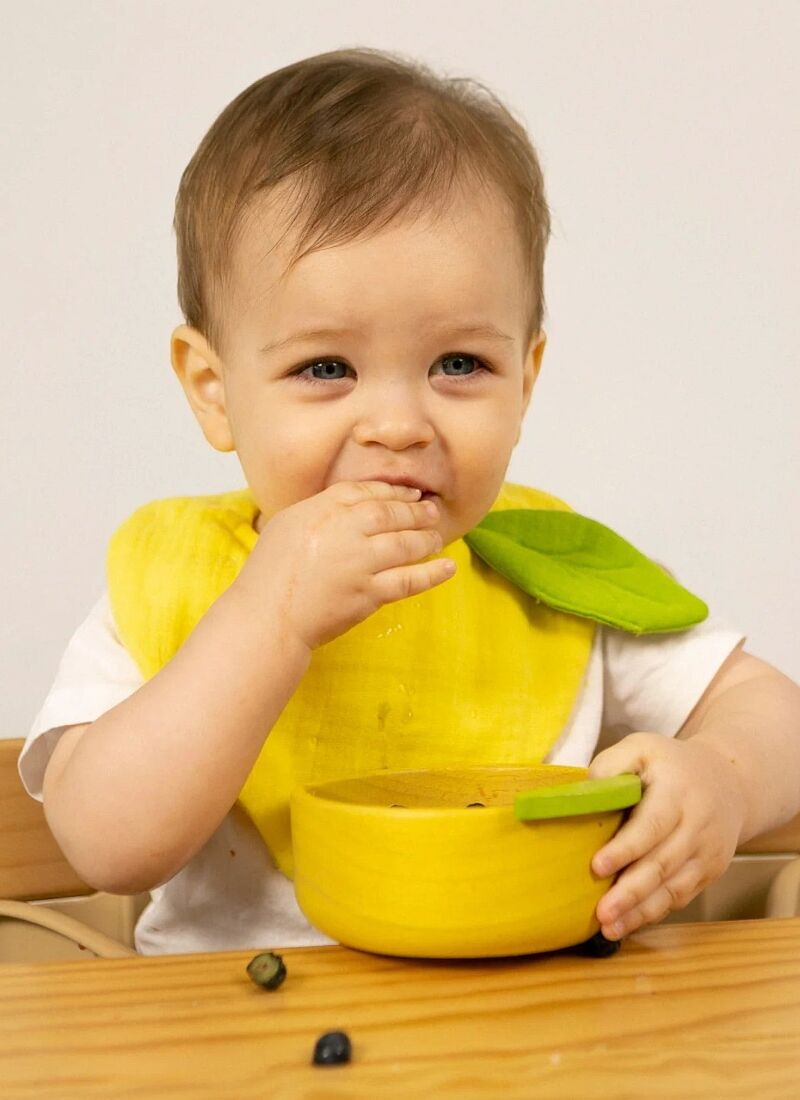 SET BOWL & SPOON LEMON