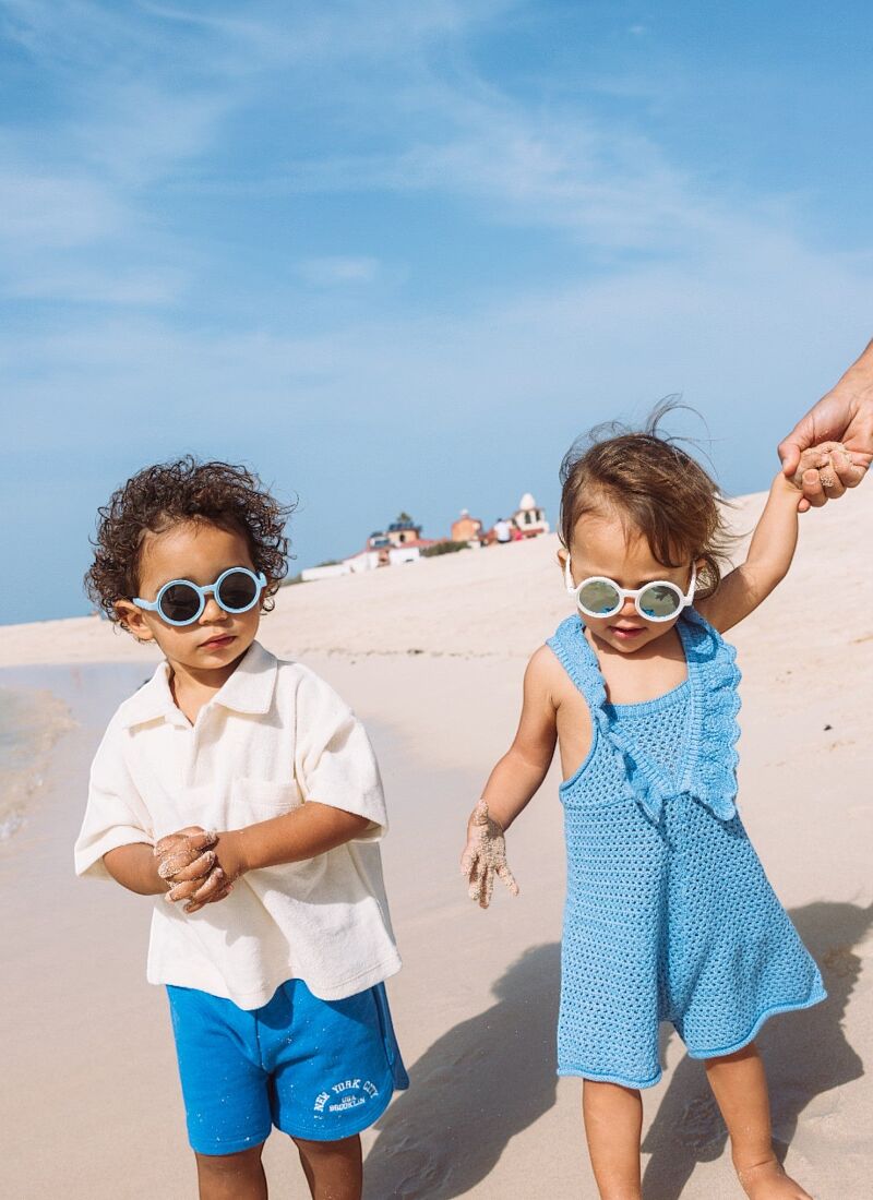 CHILDREN'S SUNGLASSES (0-18M) CORAL REEF BLUE