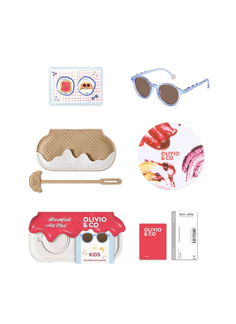CHILDREN'S SUNGLASSES (3-5Y) BREASFAST ART BLUEBERRY