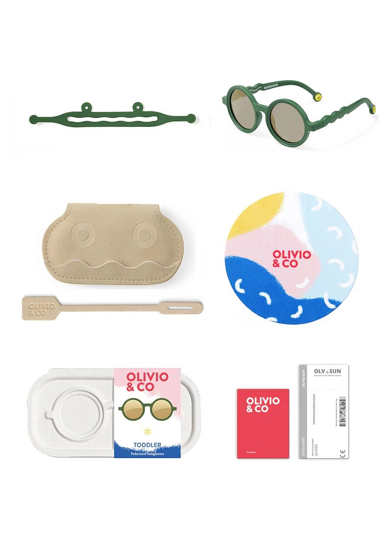 CHILDREN'S SUNGLASSES (18-36M) CACTUS GREEN