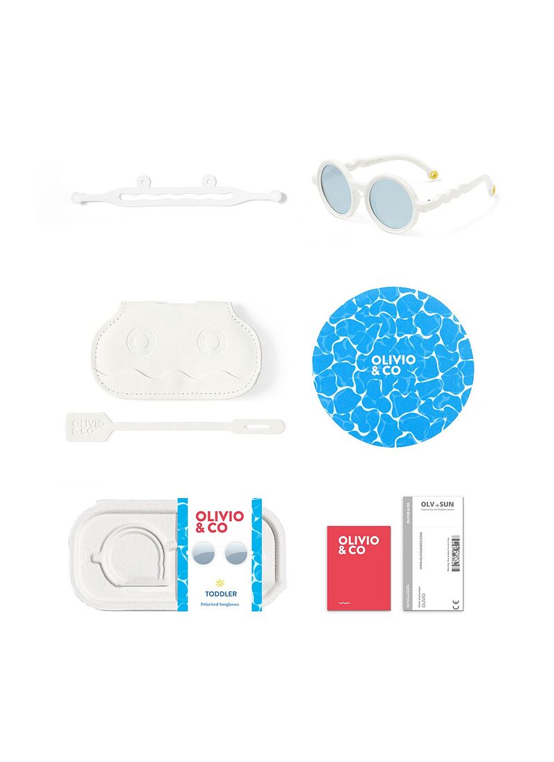 CHILDREN'S SUNGLASSES (18-36M) SHARK WHITE