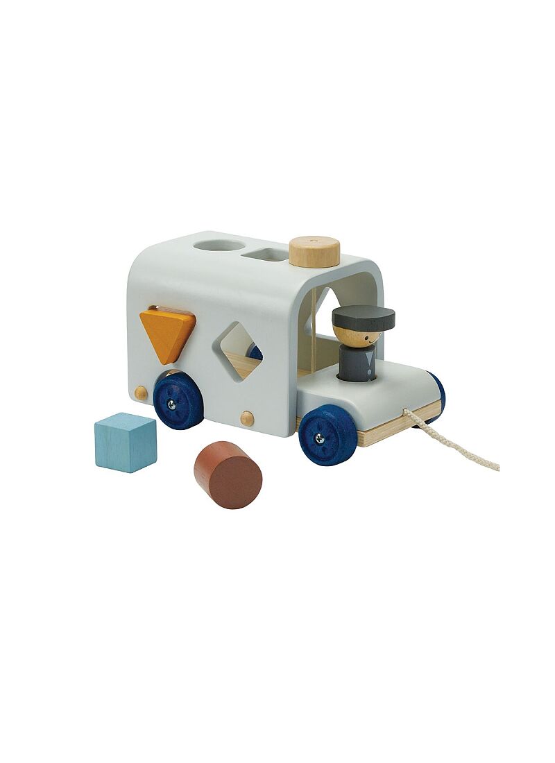 WOODEN SORTING BUS