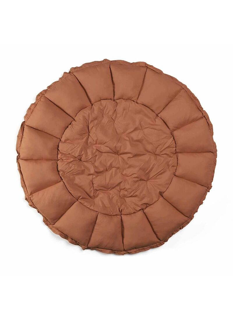 PLAY MAT-BABY NEST BLOOM TAWNY BROWN