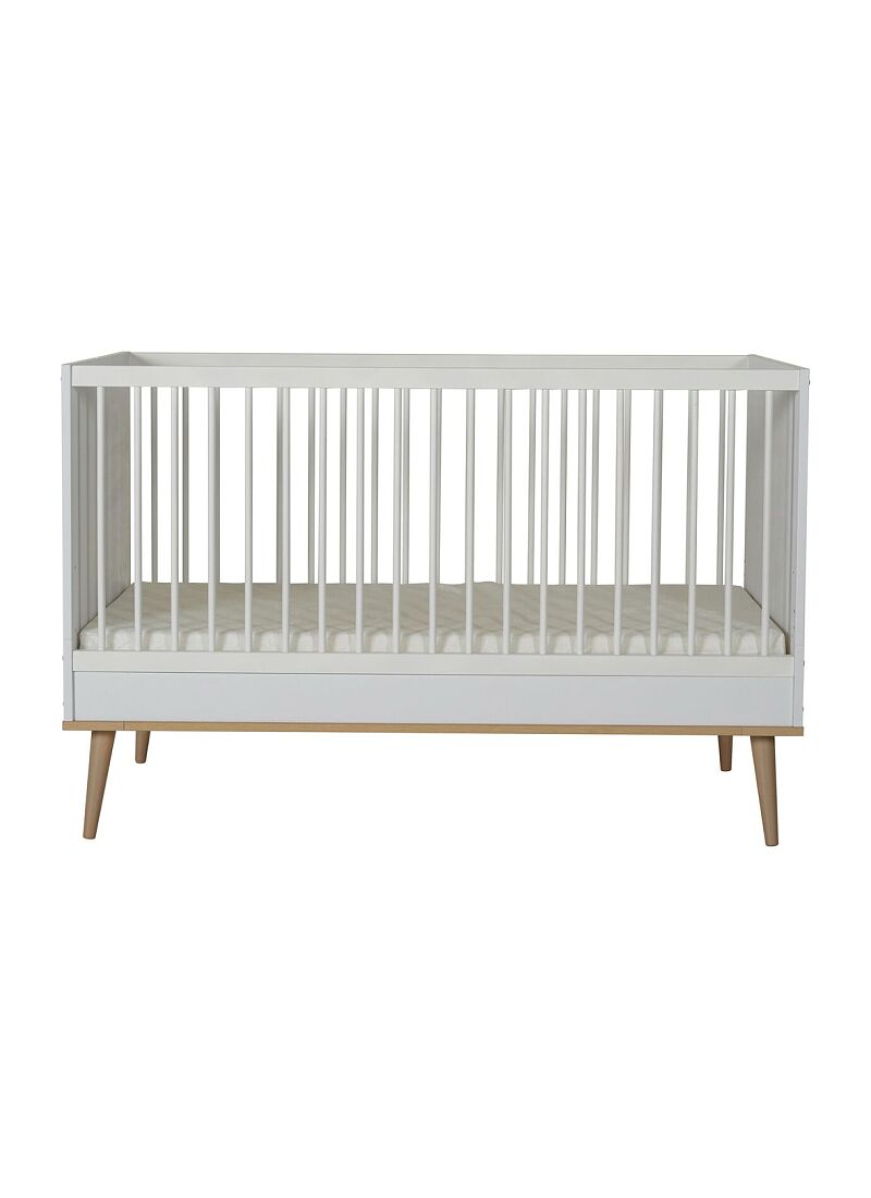 CRIB FLOW WHITE & OAK