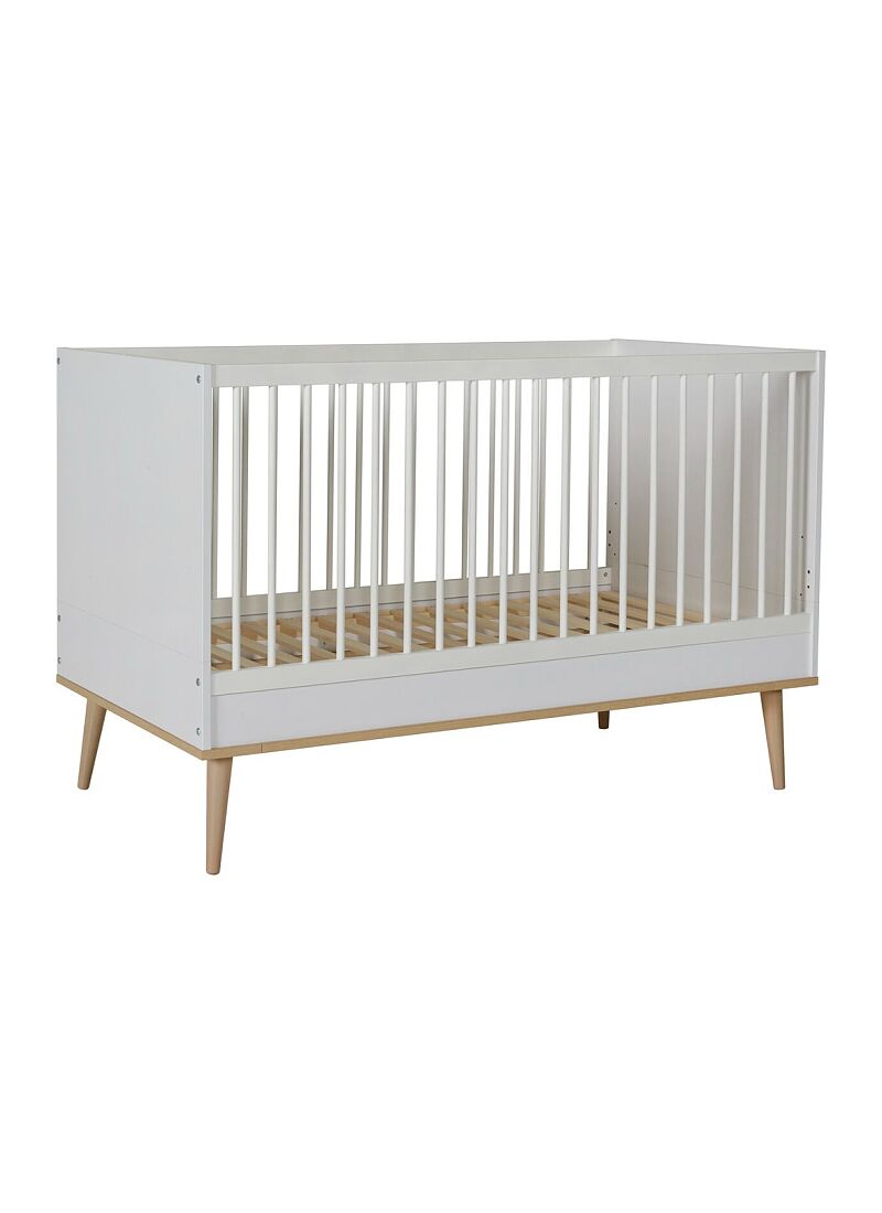 CRIB FLOW WHITE & OAK