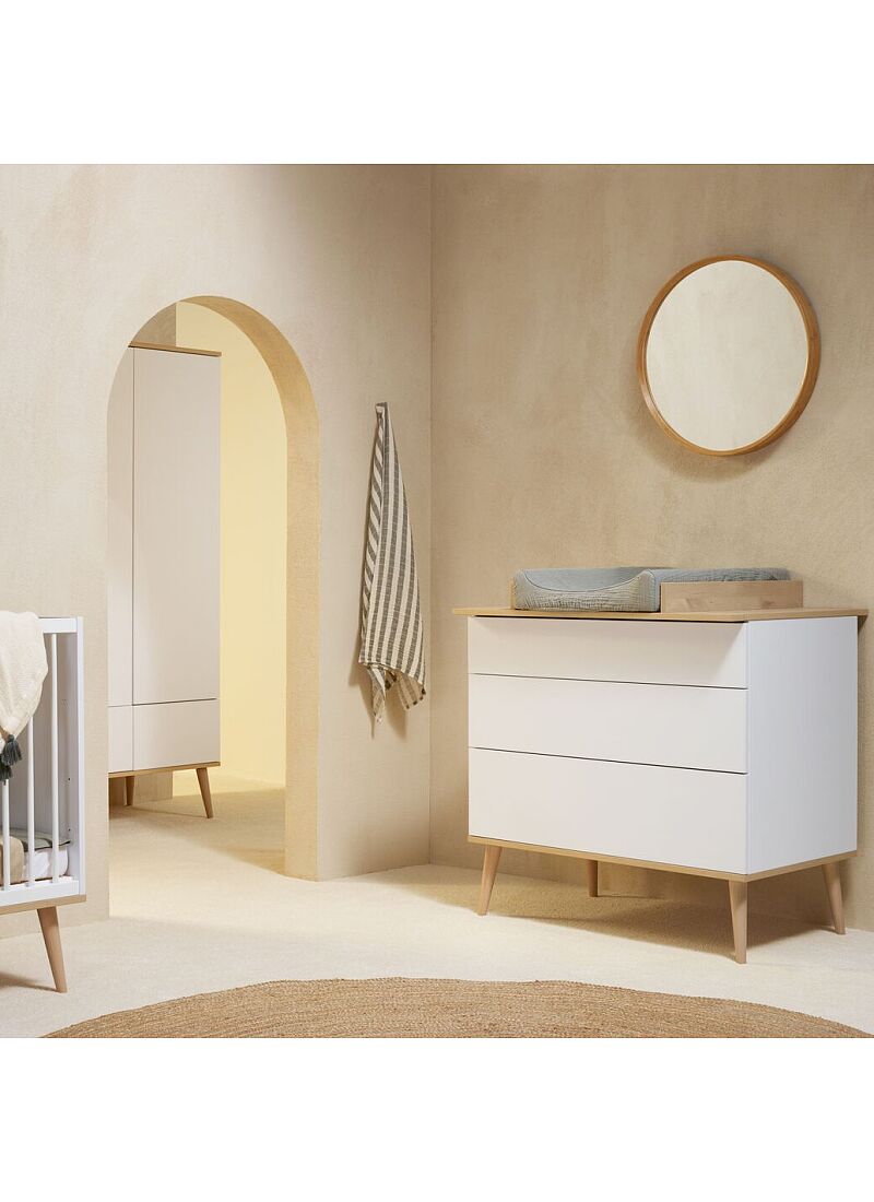 DRAWER FLOW WHITE & OAK