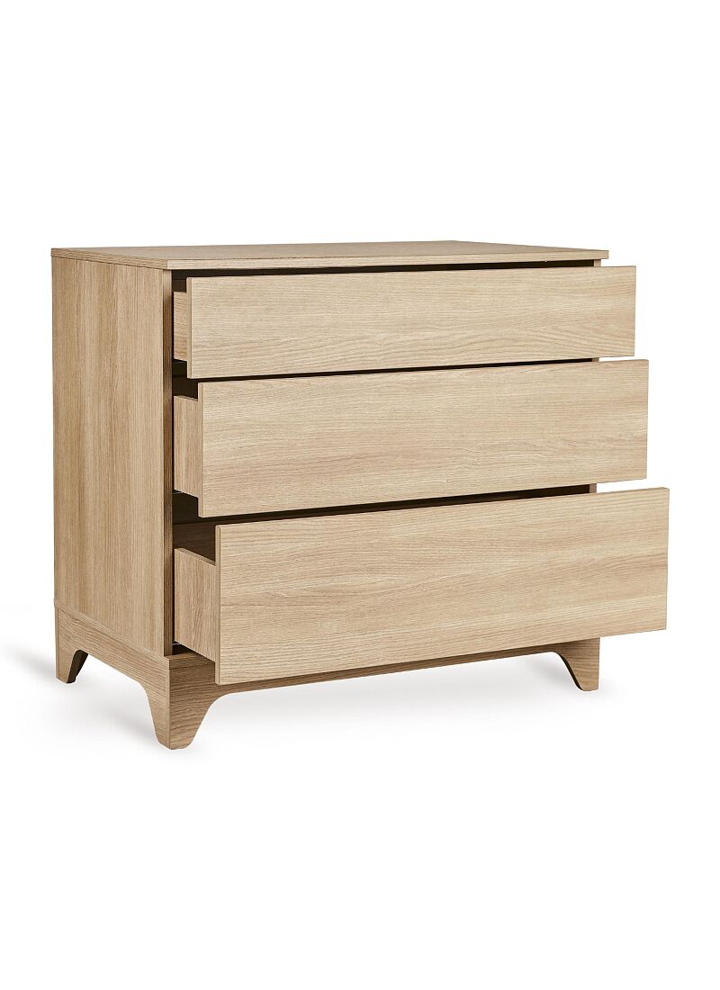 CRIB, DRAWER AND EXTENSION CHANGER UNIT SET TSUGI HONEY ASH