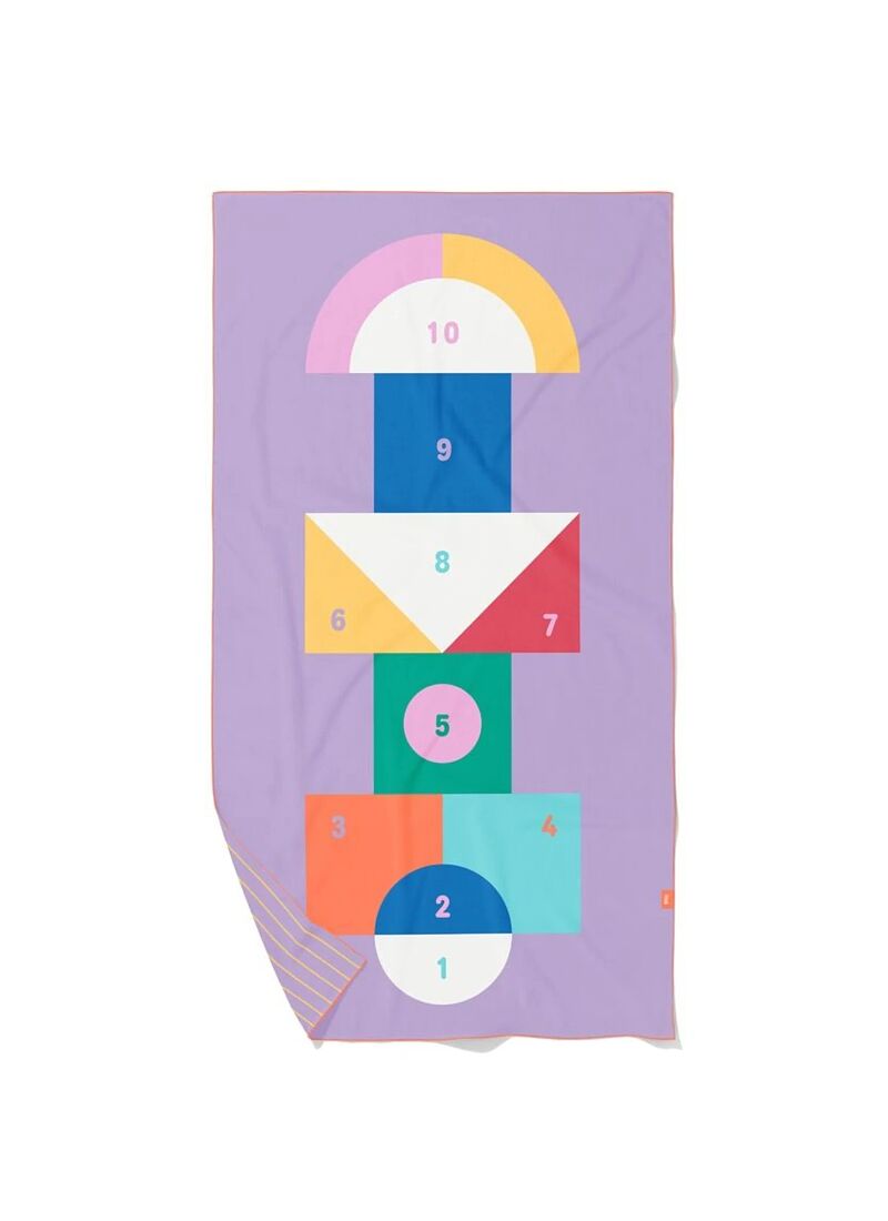 CHILDREN'S BEACH TOWEL HOPSCOTCH