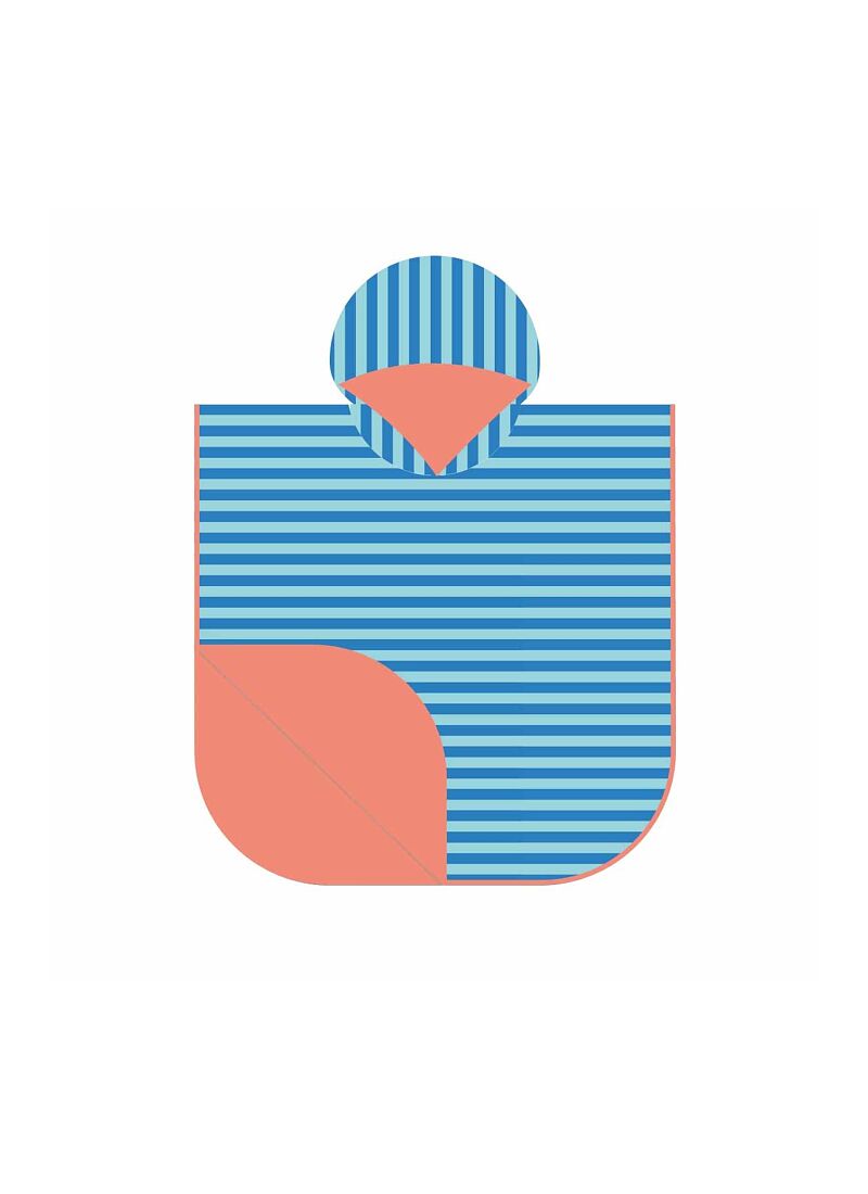KIDS PONCHO OCEAN