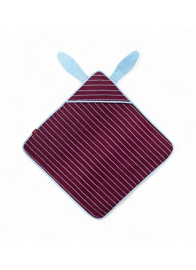 BATHROBE BUNNY BURGUNDY