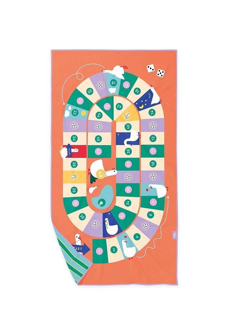 CHILDREN'S BEACH TOWEL (70X140) THE GOOSE GAME
