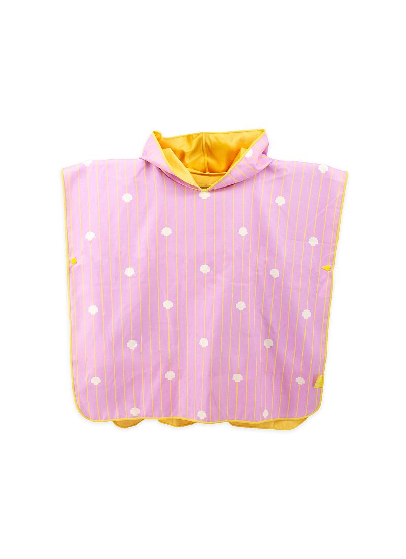 KIDS PONCHO BANANA PINK