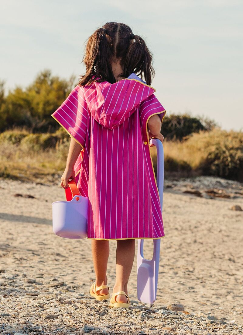 KIDS PONCHO BURGUNDY