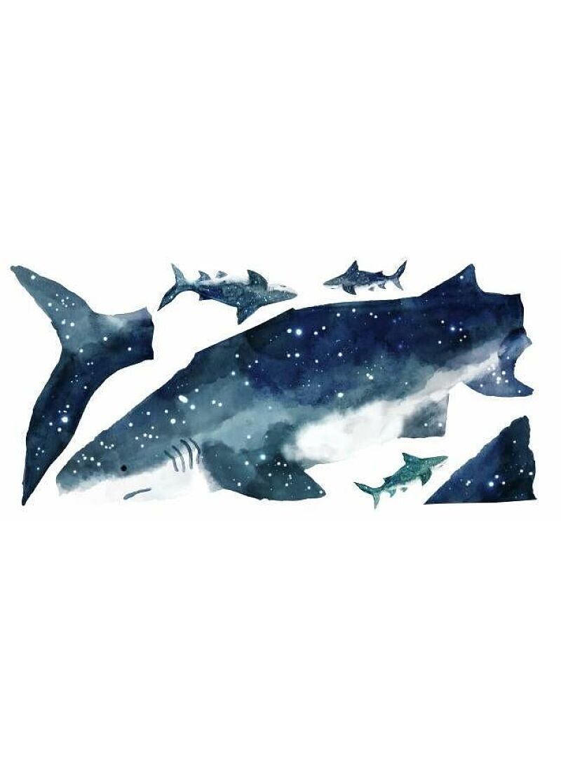 WALL STICKERS SHARKS