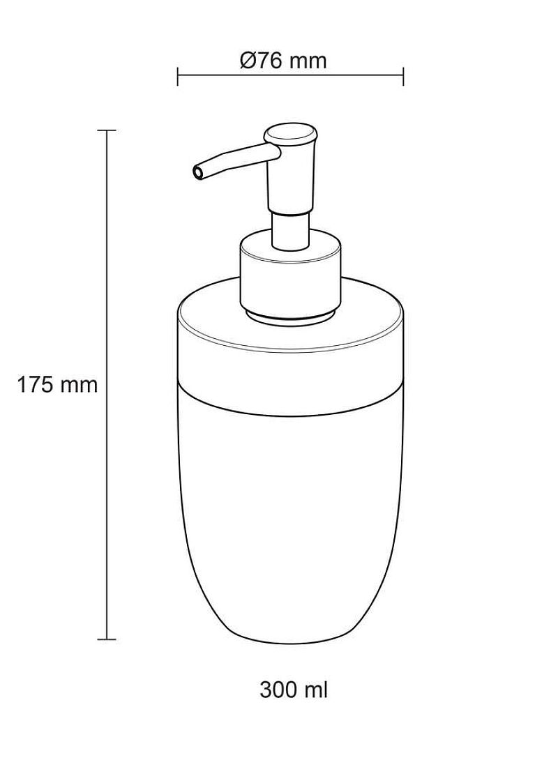 SOAP DISPENSER BLOOM BLACK