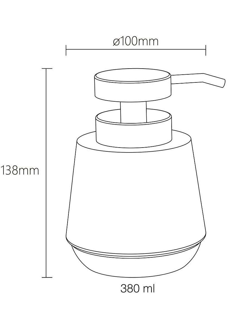 SOAP DISPENSER MOOD GREY