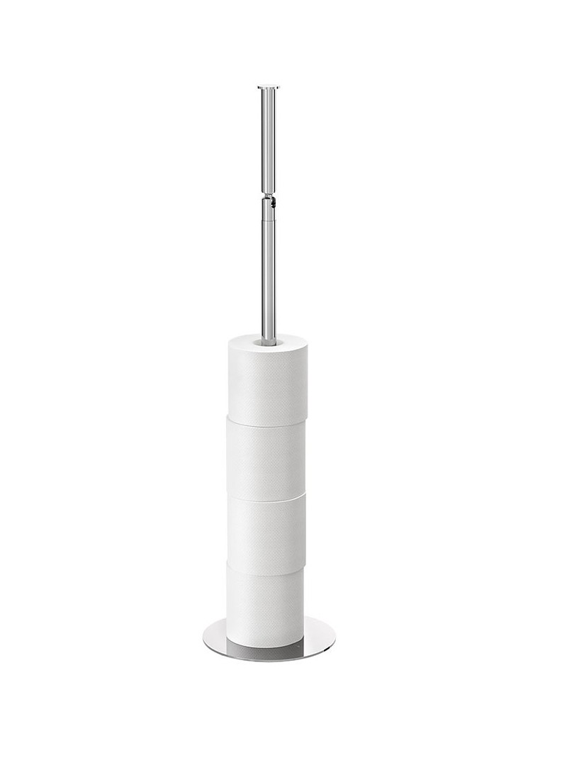 FLOOR-STANDING MAPPING RACK WITH PLACE FOR SPARE ROLLS INDUSTRIAL CHROME