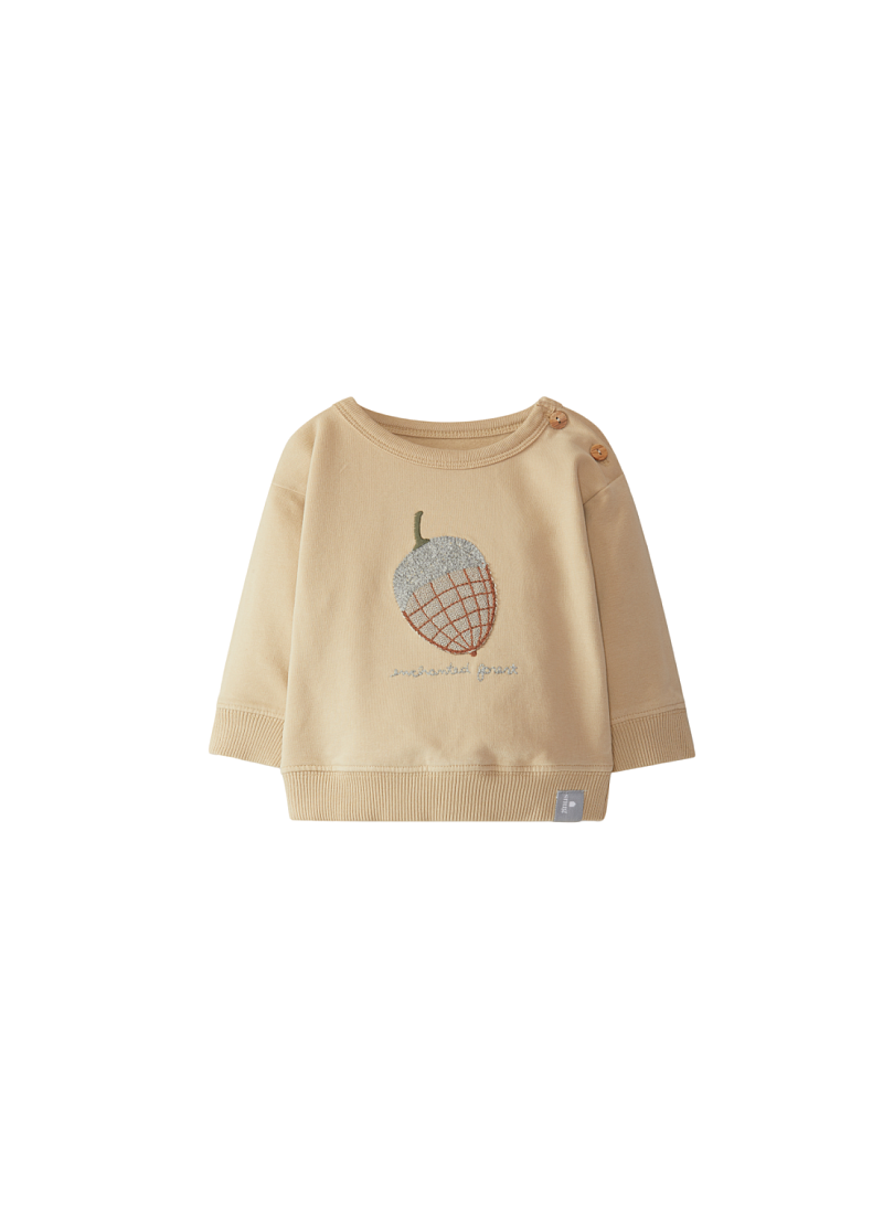 SWEATER EMBROIDERY SAND