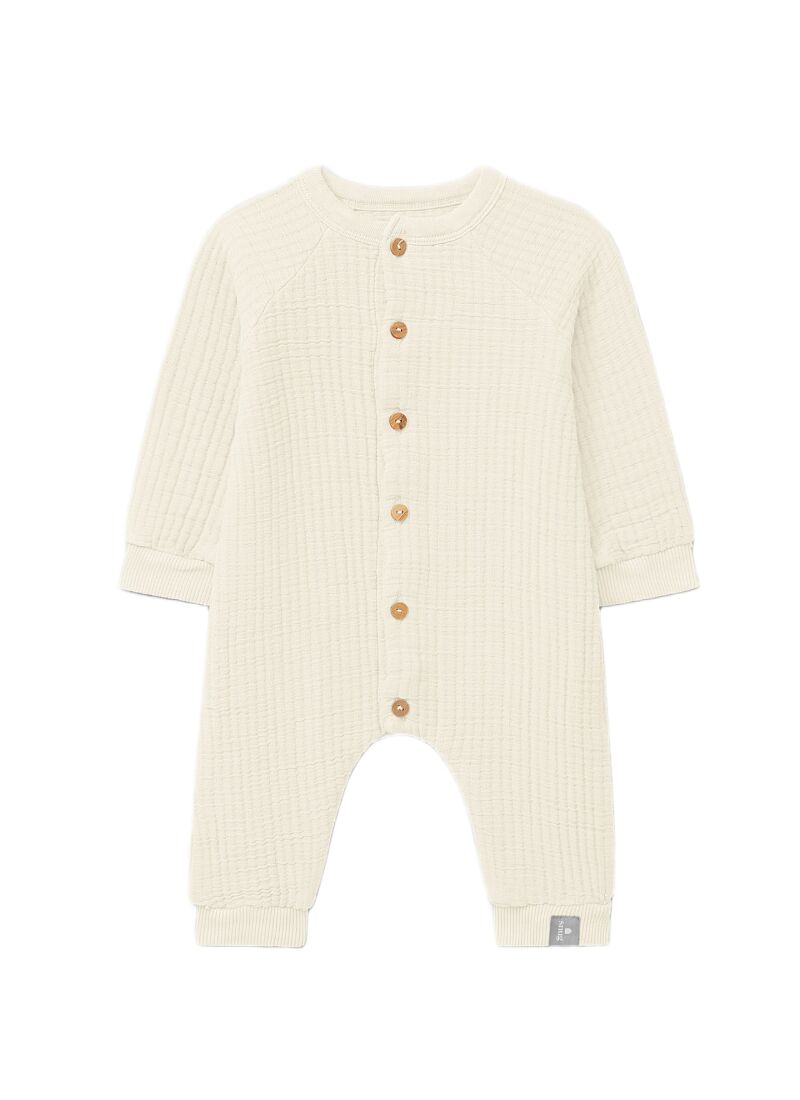 LONG-SLEEVED JUMPSUIT NATURAL
