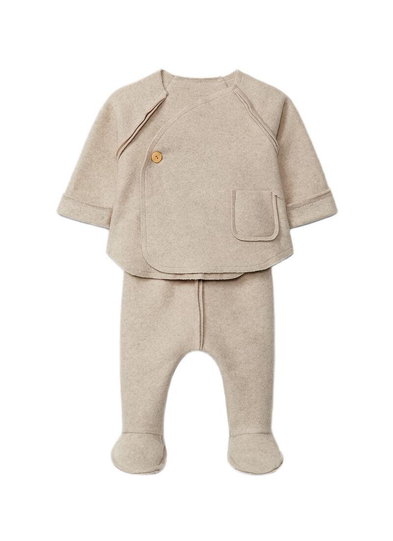 SWEATER AND PANTS BEIGE