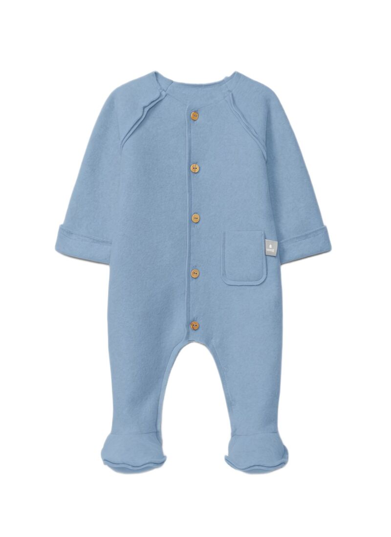 LONG-SLEEVED JUMPSUIT BLUE