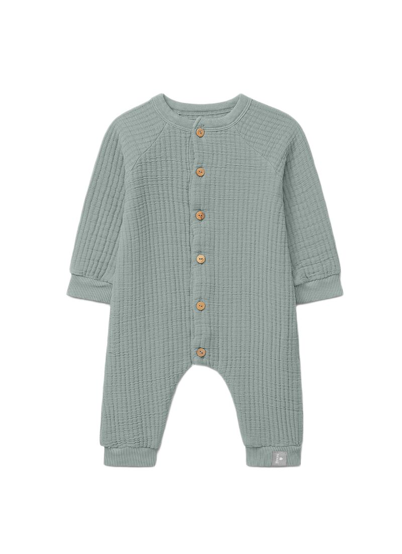 LONG-SLEEVED JUMPSUIT GREEN